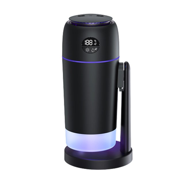 Humidificateurs pour Chambre, Humidificateur à Air, Humidificateur à Double Pulvérisation pour Chambre, Humidificateur Rotatif avec Support, Humidificateur pour Bureau Intérieur Voiture, Humidificateur Portable à Double Pulvérisation