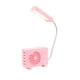 thumbnail image 2 of Ventilador de escritorio de 3 velocidades con luz LED – Ventilador portátil para estudiantes, ideal para dormitorios y oficinas., 2 of 6