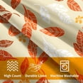 thumbnail image 4 of Fall Pillow Covers 18x18 inch Set of 2 Orange White Leaves Autumn Decorative Outdoor Throw Pillow Covers Famliy Decoration for Home Living Room Couch Sofa Bed, PCL-1, 4 of 6
