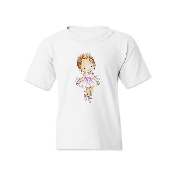 Ballerina In Pink T-Shirt Juniors -Image by Shutterstock,  Large