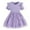 Purple, variant on Toddler Children Girls Fly Sleeve Embroidered Flowers Prints Dresses Dress Clothes 4t dress toddler girls outfit