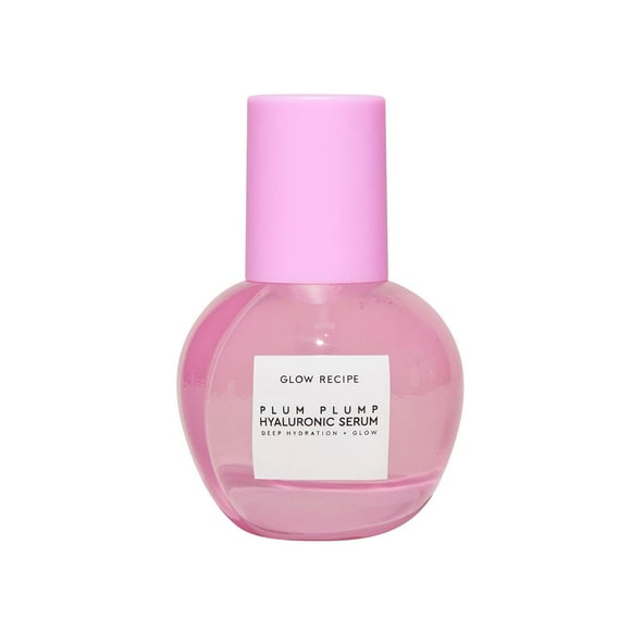 Glow Recipe Plum Plump Hyaluronic Acid Serum - Hydrating Korean Skin Care + Face Serum for Women & Men with Antioxidant Plum + Vitamin B5 to Repair Skin Barrier & Lock-In Moisture (30ml)