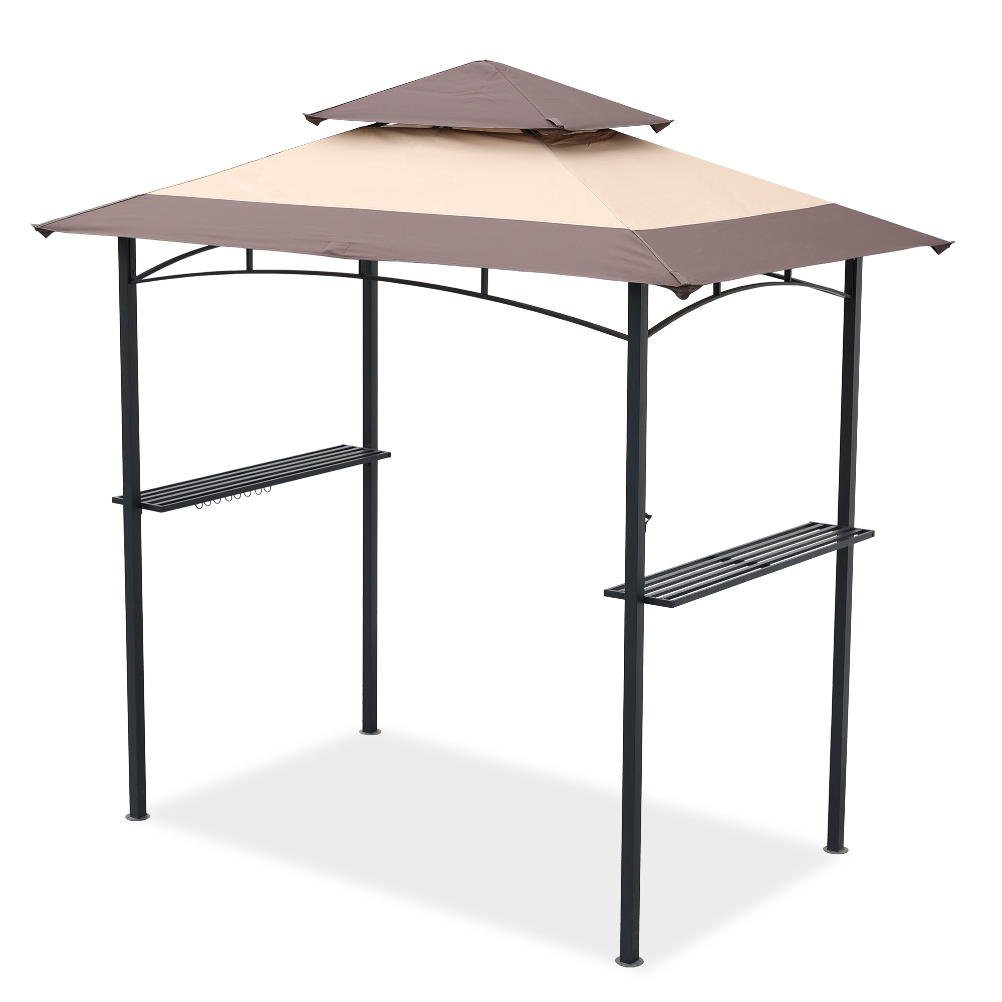 CLEARANCE! Outdoor Grill Gazebo 8 x 5 Ft, Shelter Tent, Double Tier