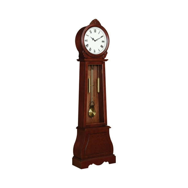 Grandfather Clock With Chime Brown Red Walmart Com Walmart Com