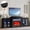 Black with Outlets & Led Lights, variant on Holliwill 104" Fireplace TV Stand with 30" Electric Heater & LED Lights & Power Outlets, Modern Farmhouse Entertainment Center with Storage Cabinet for Living Room, Large Fireplace with Mantel, Black
