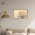 thumbnail image 3 of St Tropez 1906 Canvas Coastal Classic Art by Art Remedy, Black Frame, 30" x 20", 3 of 7