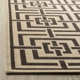 thumbnail image 4 of Safavieh Linden Derbhile Geometric Indoor/Outdoor Area Rug, Creme/Brown, 8' x 10', 4 of 11