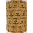 thumbnail image 2 of The Ticket Gurus-Raffle Tickets - (4 Rolls of 2000 Double Tickets) 8,000 Total 50/50 Raffle Tickets-(4) Orange Rolls, 2 of 6