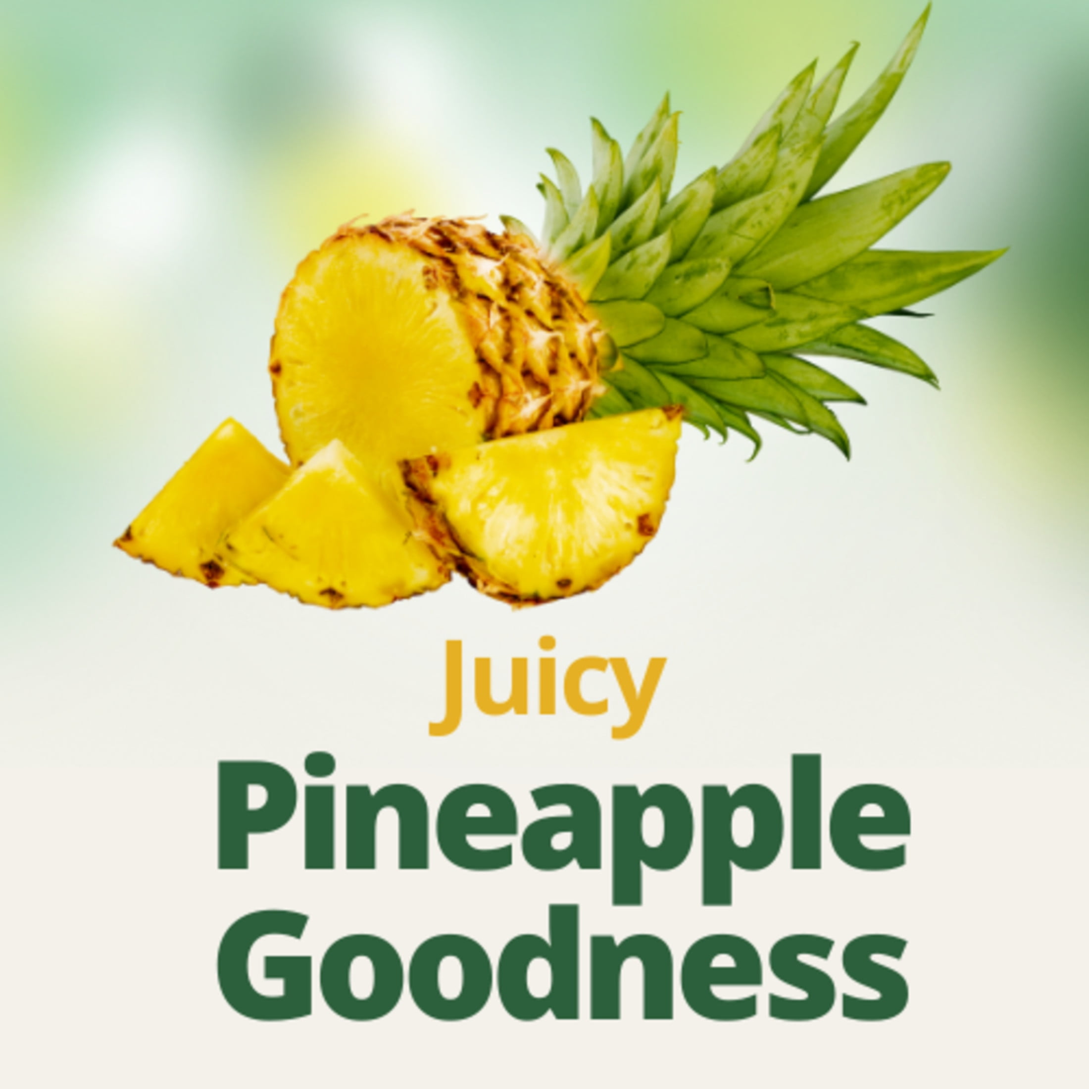 Del Monte Pineapple Tidbits in 100% Juice Fruit Cup Snacks 4 oz Cup (Pack of 4)