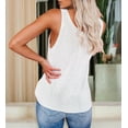 thumbnail image 2 of Mawalde Women'S V-Neck Camisole Slim Fit Versatile Solid Color Sleeveless Base Knit Top White XL, 2 of 8