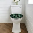 ZIATUBLE Palm Leaf Toilet Lid Dust Cover Restrooms Toilet Cover Mat