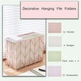 thumbnail image 2 of Hanging File Folders Filing Cabinet Organizer Letter Size / Cut Adjustable Tabs Decorative for Home Office School Classroom Marble\u\u, 2 of 7