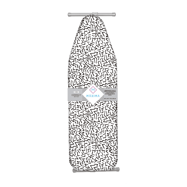 Funda Repuesto para Burro de Planchar Compact Fun Better 112cm X 36cm 100% Algodon + Teflon Maxima Hogar
