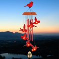 thumbnail image 2 of Scidweet Christmas Wind Chimes for Outdoors, 35" with Hooks Solar Cardinal Women Mother's Day Memorial Gifts for Christmas Outside Yard Patio Garden Xmas Decor, 2 of 6