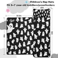 thumbnail image 5 of Black Halloween Ghosts with Boo Toddler Nap Mats for Kids Preschool,59"x22" Sleeping Mat Bag or Kids,Toddler Sleeping Bag,Toddler Nap Mat or Daycare, 5 of 6