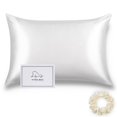 thumbnail image 1 of Funda de almohada de seda ALASKA BEAR 22 Momme 100% Mulberry Silk Queen, 1 of 6