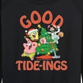 thumbnail image 3 of SpongeBob SquarePants - Good Tide - Women's Lightweight French Terry Long Sleeve Shirt, 3 of 6