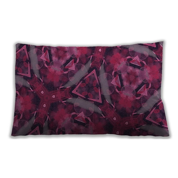 Ahgly Company Indoor Rectangular Contemporary Lumbar Throw Pillow, 13 inch by 19 inch