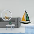 thumbnail image 2 of Figura De Velero Para Mujer, Estatua De Mesa, Centro De Mesa, Dormitorio, Regalo Para Lectores, Estantería, Escultura Abstracta De Granja, Colección De Decoración Versátil De Feng Shui,, 2 of 8