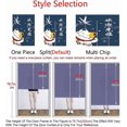 thumbnail image 2 of Morandi Abstract Door Curtain Peephole Proof Household Partition Curtain Hole Free Bedroom Half Curtain Kitchen Doorway Curtain Customization W29.5" X, 2 of 4