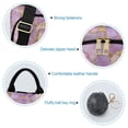 thumbnail image 5 of FORMRS Women's Travel Backpack Purse Anti-Theft Hidden Pockets Casual Shoulder Bag, Pastel Pink Marble Pattern, 5 of 7