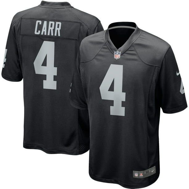 Derek Carr Las Vegas Raiders Nike Youth Team Color Game Jersey - Black