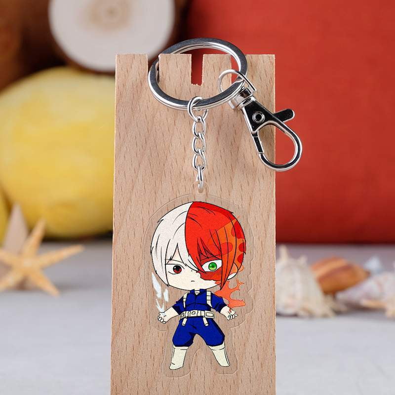 Pack De 2 Llaveros De Anime De Acrílico ~ Colgante Para Mochila O Llaves Con Diseño Divertido Y Colorido, Ligero Y Portátil, Regalo Original Para Fans Del Anime Y Coleccionistas