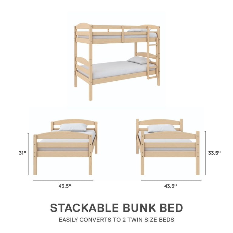 Better Homes & Gardens Leighton Twin-over-Twin Convertible Bunk Bed photo 7