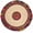 Design-1, variant on Indian Handwoven Braided Natural Jute Scalloped Round Rug, Bedroom, Entryways, Dining Room, Hallways, Kids' Rooms, Size - (7' Round)