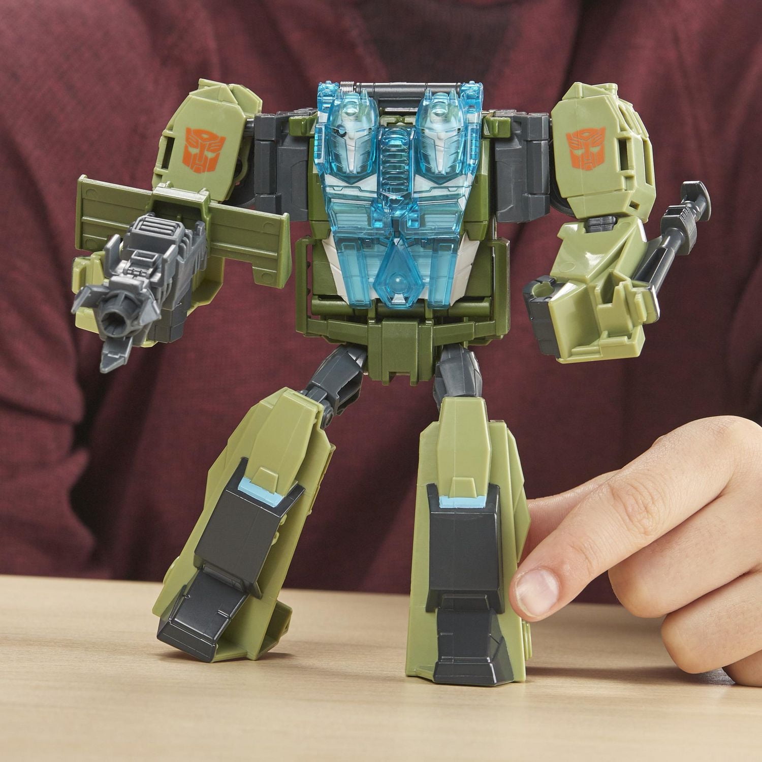 Transformers Cyberverse, figurine RACK'N'RUIN 17 cm classe Ultra, se combine à l'armure energon pour de la surpuissance