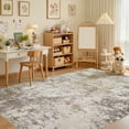 thumbnail image 5 of UERMEI 5'x7' Area Rugs for Living Room, Washable Non-slip Soft Indoor Modern Abstract Throw Rug for Bedroom Dining Room Office Home Decor Carpet, Brown, 5 of 10