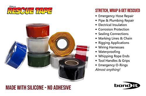7 X Colorful Silicone Self Fusing Rescue Tape Performance Repair Bonding Hose 
