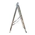 thumbnail image 4 of Escalera Convertible Tipo Tijera Extencion Plegable 3X7 Peldaños Color Gris, 4 of 5