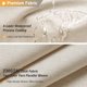 thumbnail image 3 of Fabric Shower Curtain, Linen Texture Heavy Duty Polyester Fabric Shower Curtain Set with 12 Plastic Hooks, Waterproof Decorative Bathroom Shower Curta, 3 of 5