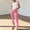 Pink, variant on FAHXNVB Women's 2 Piece Lounge Sets Y2K Color Block Short Sleeve Tees Top and Panrs Summer Casual Tracksuits Outfits