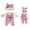 Red, variant on Khaki Khaki-Colored Bear Overalls For 30Cm Dolls With Soft Cotton Material For Imaginative Play And Educational Scenarios