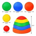 thumbnail image 2 of Gymax 5pcs Kids Balance Stepping Stones Indoor & Outdoor Coordination & Balance Toy, 2 of 10