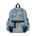 thumbnail image 3 of Bigfoot and Camouflage Blue Pattern Cute School Backpack with Padded Back and Adjustable Shoulder Straps 13.4"x11"x4.7", 3 of 5