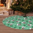 thumbnail image 6 of Sikiie Christmas French Bulldog 30-48 inches {designName} Print Christmas Tree Skirt Snowman Xmas Tree Skirt with Edge Christmas Decorations for Holiday Party, 6 of 7
