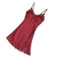 thumbnail image 4 of Pijama de mujer ropa de dormir Camisón de Mujer Lencería Camisón de Encaje Camisón - rojo, L L Magideal Pijama de mujer ropa de dormir, 4 of 7