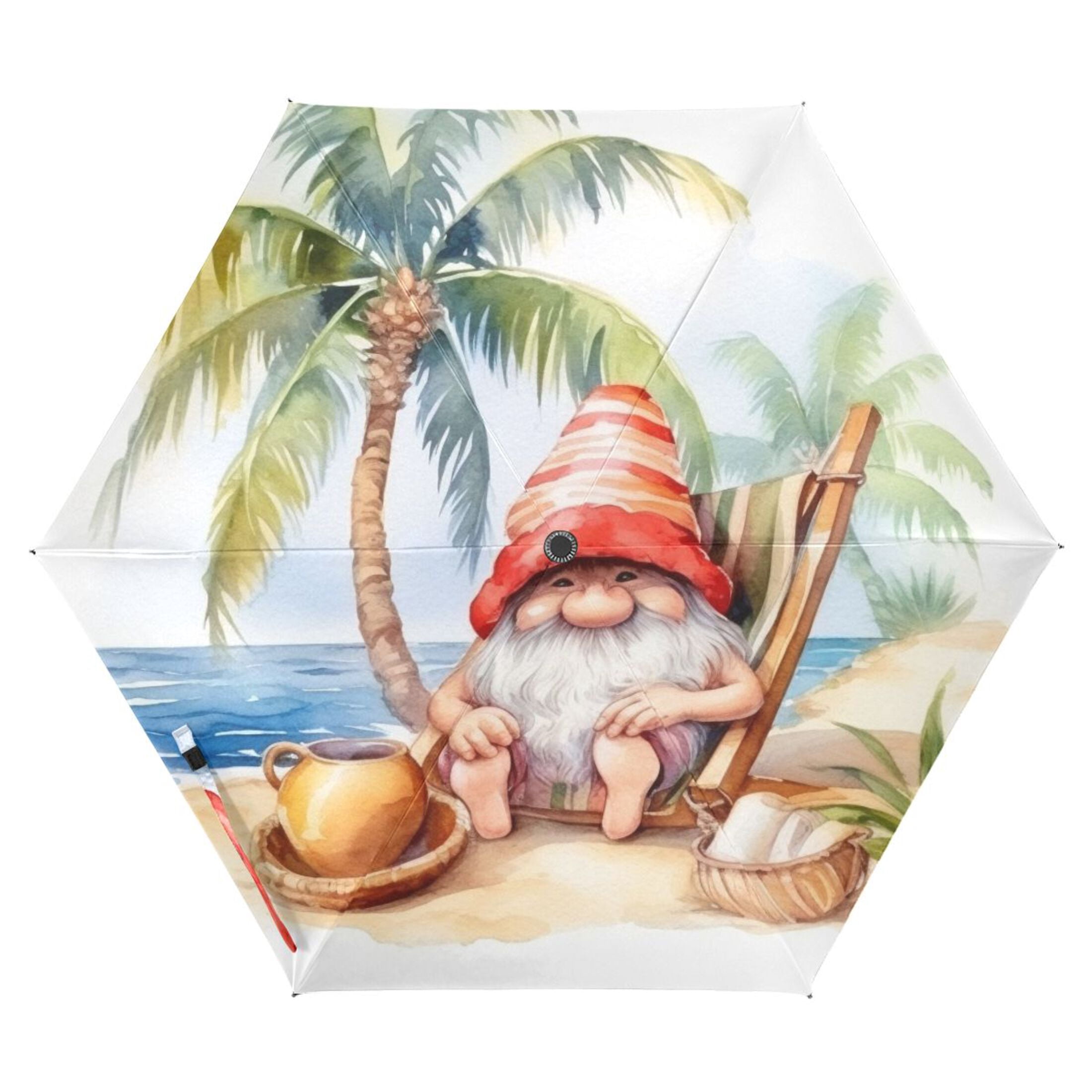 Dwarf Beach Tree Cup Compact Sun Umbrella Windproof Travel Umbrellas for Rain Strong Portable UV Protection