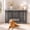 Gray, variant on Fowroa 52 Inch Wooden Corner Dog Crate Furniture, Indoor Decorative Dog Kennel for Medium & Large Dogs, Brown