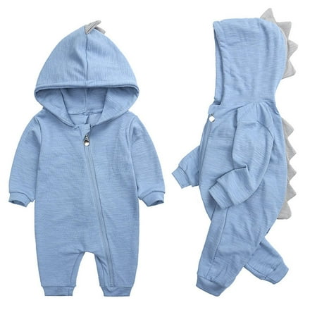 

Simplmasygenix Children s Day Baby Romper Clearance Toddler Baby Girl Boy Long Sleeved Cartoon Dinosaur Hooded Jumpsuit Romper Suit
