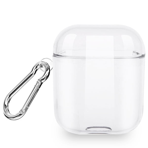 Airpods Case, AirPods Accessories Shockproof Durable Case Charging Cover Portable & Protective Silicone Skin Clear Transparent Case with Keychain for Apple Airpods 2 & 1 - Walmart.com