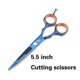 thumbnail image 1 of Tijeras de peluquería de 5,5 pulgadas, peine y estuche para tijeras de peluquería, tijeras de peluquería profesionales LingWen 9024715824776, 1 of 1