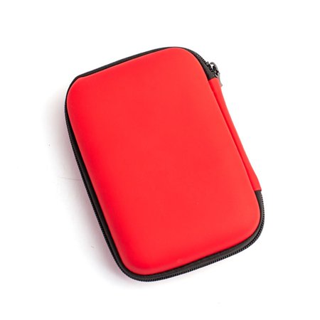RYUJNDK Portable Carrying Case for 2.5 External Hard Drives and Accessories with Water Resistant