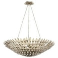 thumbnail image 2 of Eight Light Flush Mount In Traditional And Contemporary Style 30 Inches Wide By 12 Inches High-Antique Silver Finish Crystorama Lighting, 2 of 2
