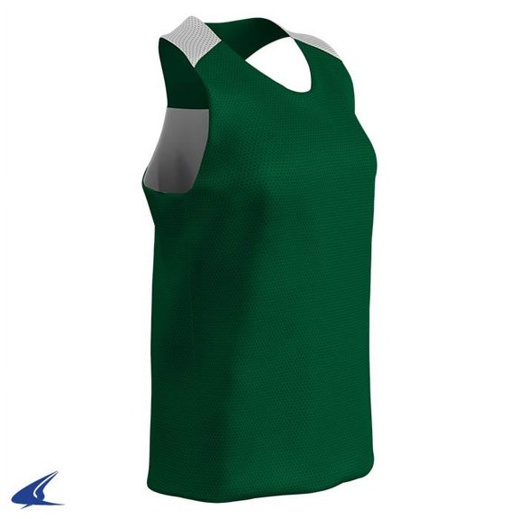 Champro Middie Reversible Lacrosse Pinnie Women's Forest Green and White