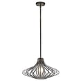 thumbnail image 1 of Kichler 43201OZ Suspension en Bronze Ancien avec Abat-Jour en Verre, 1 Lumière, 100W, 1 of 1