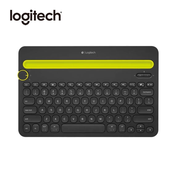 K480 Wireless BT Multi-Device Keyboard With Portable Pad Phone Holder Slot Compatible With iOS and Windows Android Smart Phone Tablet